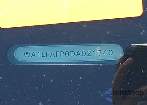 2013 Audi Q5 2.0T Premium z USA, uszkodzony, nr VIN WA1LFAFP0DA021740